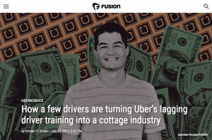 Fusion - Harry Campbell - How a few drivers are turning Uber’s lagging driver training into a cottage industry