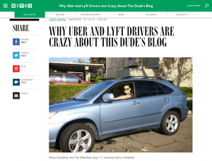 WIRED Magazine - Harry Campbell - Why Uber and Lyft Drivers Are Crazy About This Dude’s Blog